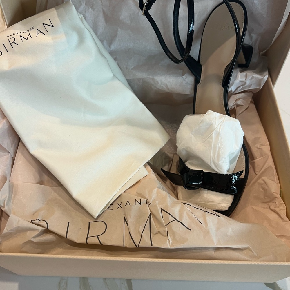 Alexandre Birman Black Sandals Sleek Design